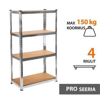 Hoiuriiulid 150x75x40 PRO