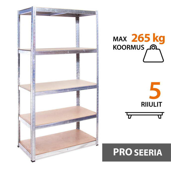 Hoiuriiulid 180x90x45 PRO