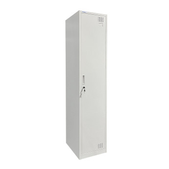Piirdega ühekohaline metallist riidekapp Rehalt Systems, 1800 × 400 × 500