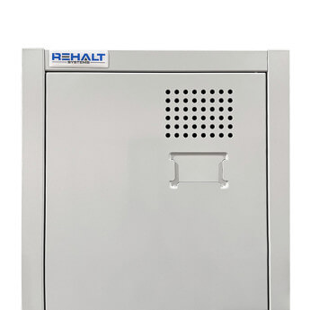 Metallist riidekapp Rehalt Systems, 1800 × 400 × 500, piirdega, 1 uksega 6