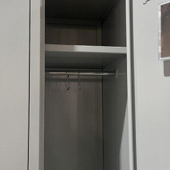 Metallist riidekapp Rehalt Systems, 1800 × 600 × 500, 2 uksega 6