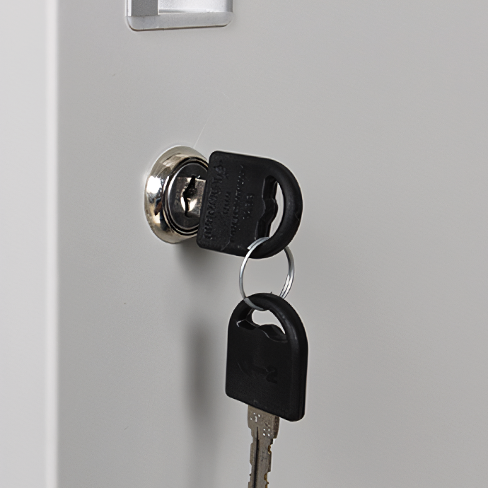 Kahekohaline metallist riidekapp Rehalt Systems, 1800 × 600 × 500