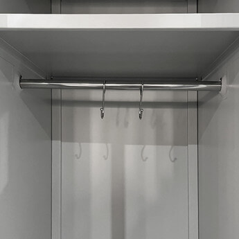 Metallist riidekapp Rehalt Systems, 1800 × 800 × 500, 2 uksega 6