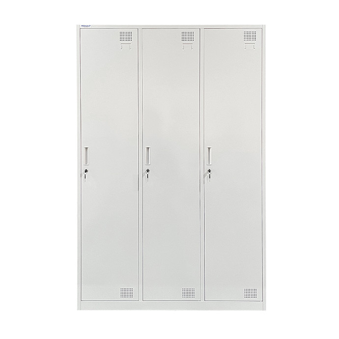 Kolmekohaline metallist riidekapp Rehalt Systems, 1800 × 1200 × 500