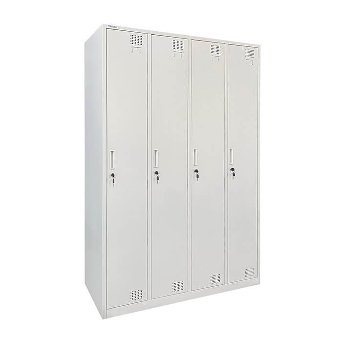 Metallist riidekapp Rehalt Systems, 1800 × 1200 × 500, 4 uksega 3