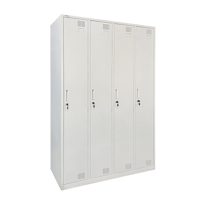 Neljakohaline metallist riidekapp Rehalt Systems, 1800 × 1200 × 500