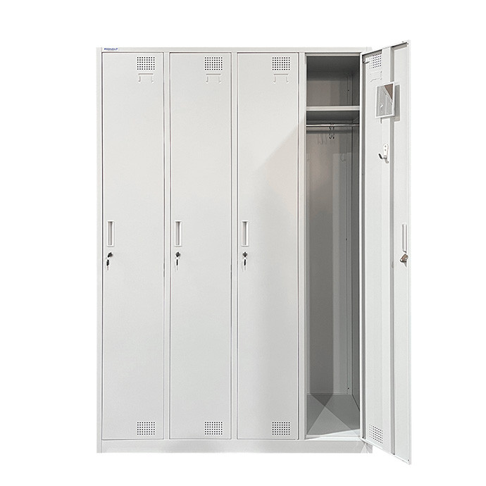 Neljakohaline metallist riidekapp Rehalt Systems, 1800 × 1200 × 500