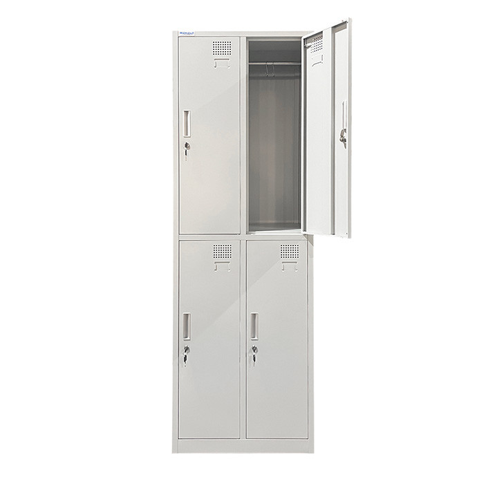Kahetasandiline neljakohaline metallist riidekapp Rehalt Systems, 1800 × 600 × 500