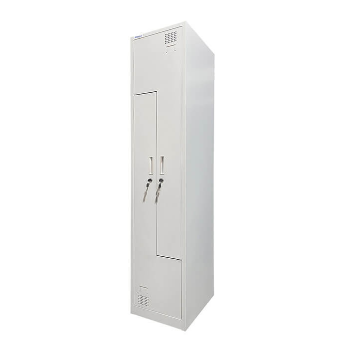 Metallist riidekapp Rehalt Systems S-ustega, 1800 × 400 × 500, 2 uksega 2