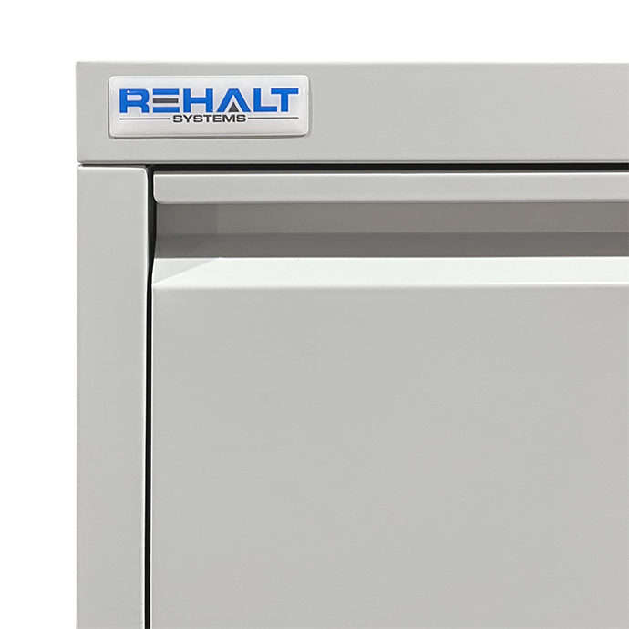 Kahe sahtliga metallist kartoteegikapp Rehalt Systems, 715 × 400 × 620