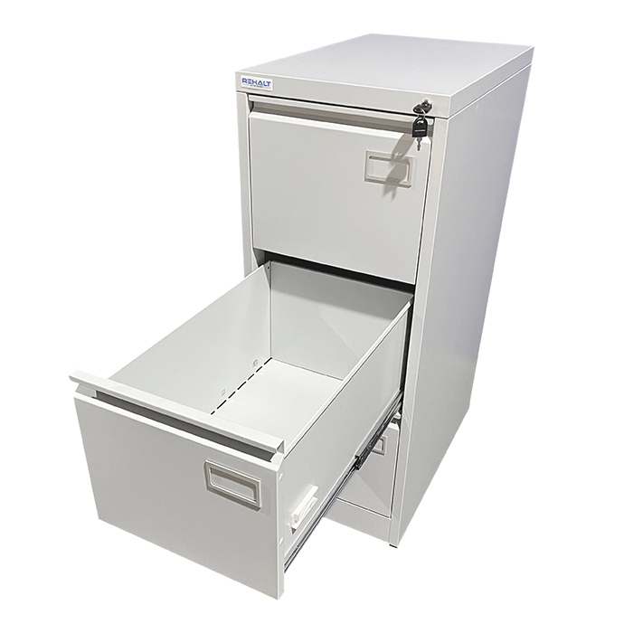 Metallist kartoteegikapp (failikapid) Rehalt Systems, 1015 × 400 × 620, kolme sahtliga 3