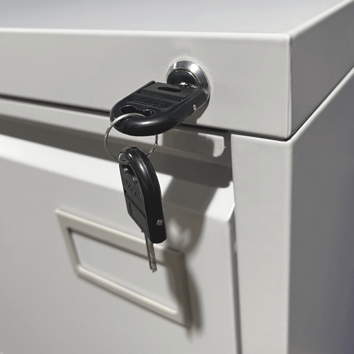 Metallist kartoteegikapp (failikapid) Rehalt Systems, 1015 × 400 × 620, kolme sahtliga 5