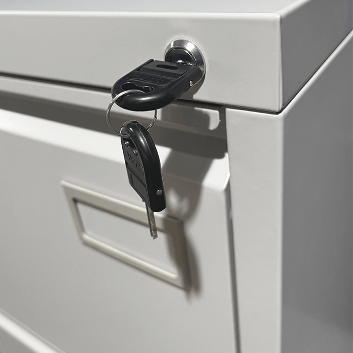 Metallist kartoteegikapp (failikapid) Rehalt Systems, 1315 × 400 × 620, nelja sahtliga 5