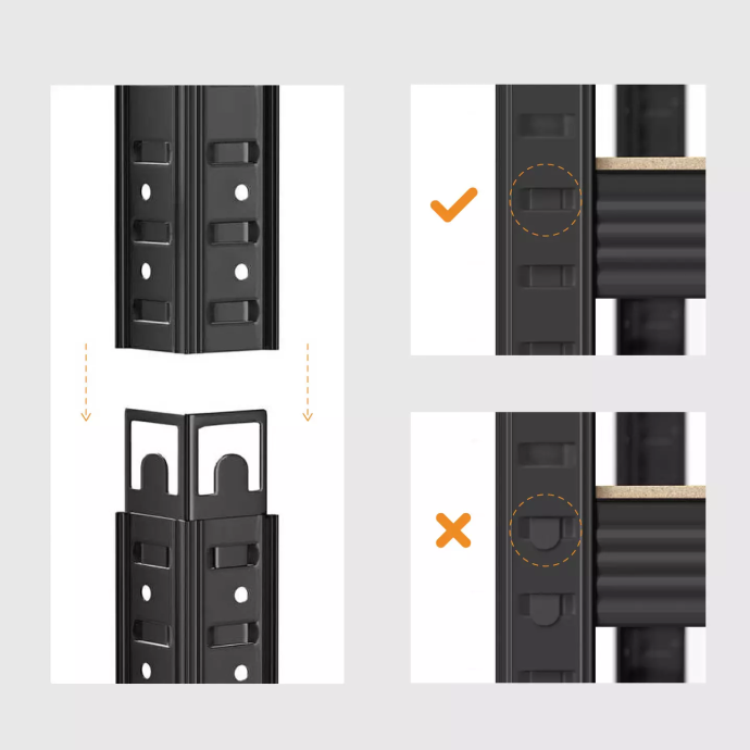 Hoiuriiulid 180x90x40 PRO Must