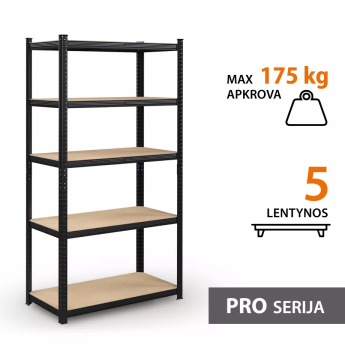 Hoiuriiulid 180x90x40 PRO Must