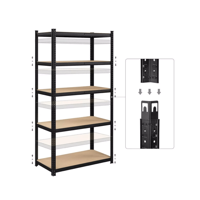 Laoriiul 180x90x40 PRO Must (2 tk.) 5