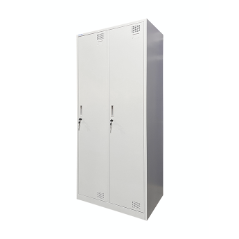 Piirdega kahekohaline metallist riidekapp Rehalt Systems, 1800 × 800 × 500