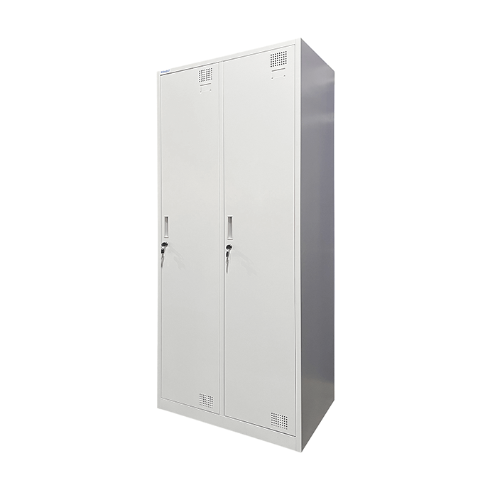 Metallist riidekapp Rehalt Systems, 1800 × 800 × 500, piirdega, 2 uksega 2
