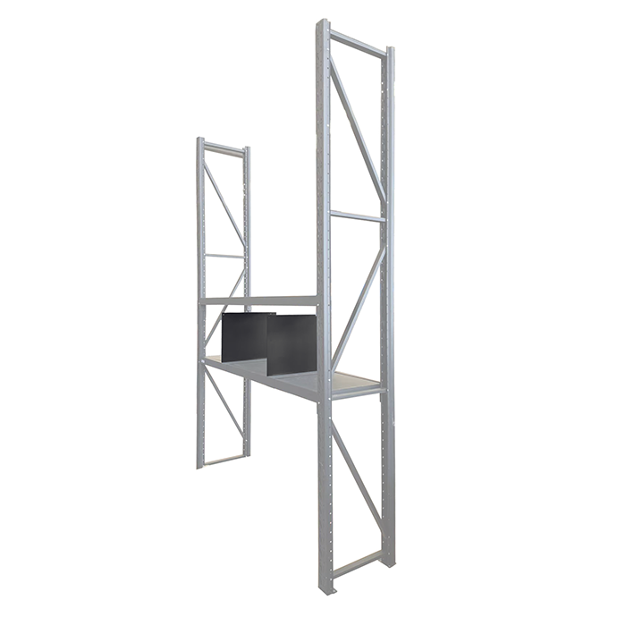 60 cm sügavuse riiuli vaheseinad, metallist, 2 tk