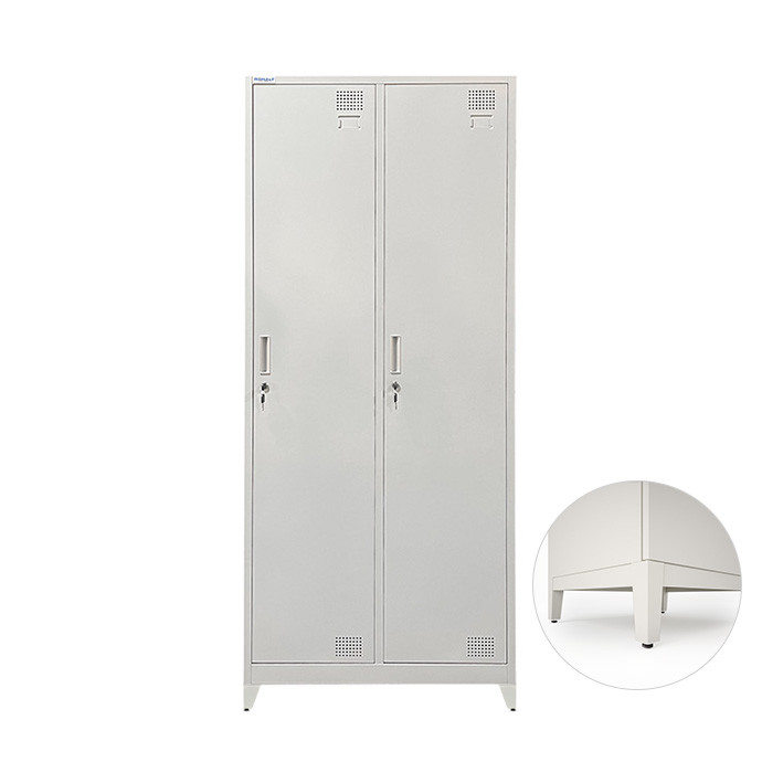 Kahekohaline metallist riidekapp Rehalt Systems, 1940 × 800 × 500, reguleeritavate jalgadega