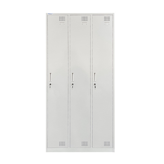 Kolmekohaline metallist riidekapp Rehalt Systems, 1940 × 900 × 500, reguleeritavate jalgadega