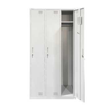 Kolmekohaline metallist riidekapp Rehalt Systems, 1940 × 900 × 500, reguleeritavate jalgadega