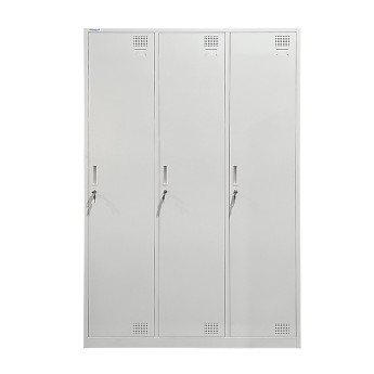 Piirdega kolmekohaline metallist riidekapp Rehalt Systems, 1940 × 1200 × 500, reguleeritavate jalgadega