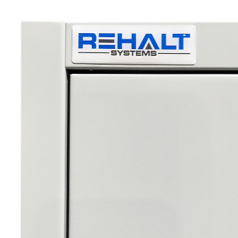 Metallist riidekapp Rehalt Systems, kahetasandiline, 1940 × 900 × 500, 6 uksega, reguleeritavate jalgadega 6