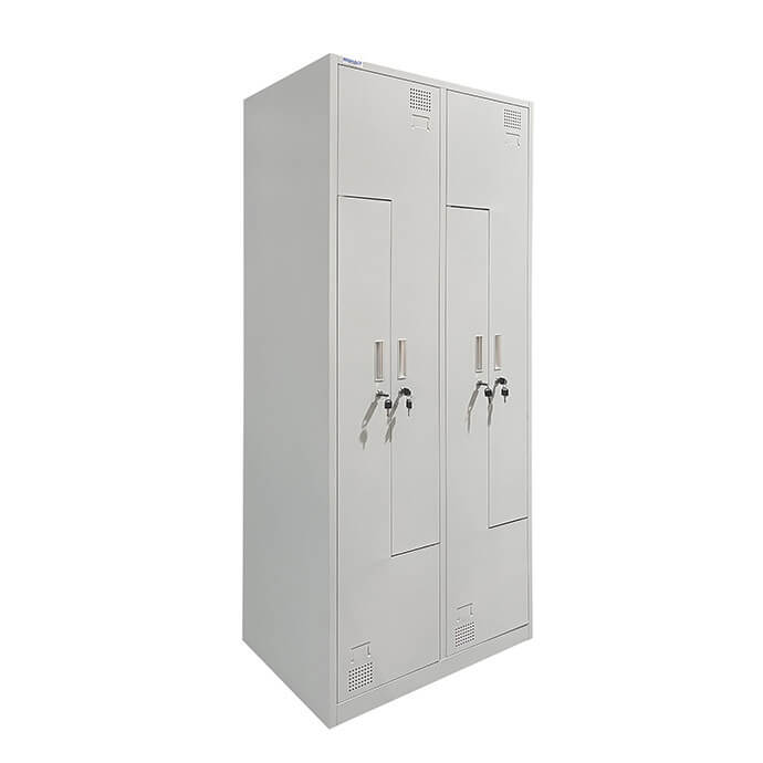 Metallist riidekapp Rehalt Systems S-ustega, 1940 × 800 × 500, 4 uksega, reguleeritavate jalgadega 3