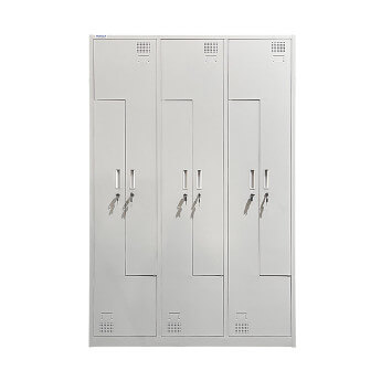Metallist riidekapp Rehalt Systems S-ustega, 1940 × 1200 × 500, 6 uksega, reguleeritavate jalgadega 2
