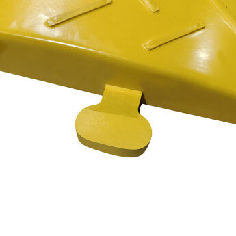 Liikluskünnise keskelement Eurostal 40 cm laiune, H40, kollane 5
