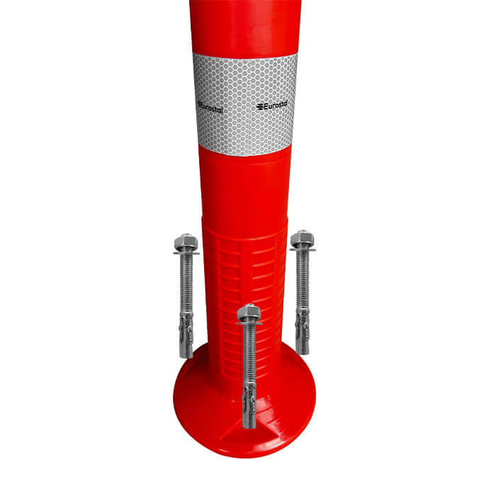 Flex post Eurostal, 755 mm, oranž, ankurpoltidega 2