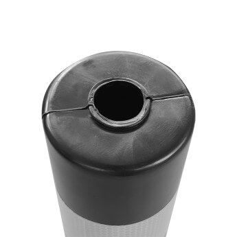 Flex post Eurostal, 750 mm, must, ankurpoltidega 3