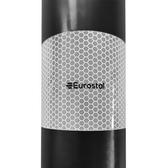 Flex post Eurostal, 750 mm, must, ankurpoltidega 5