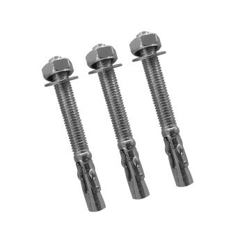 Flex post Eurostal, 750 mm, must, ankurpoltidega 6