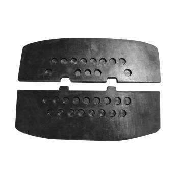 Liikluskünnise Eurostal 60 cm laiune, H30, must, otsaelement, komplekt 3