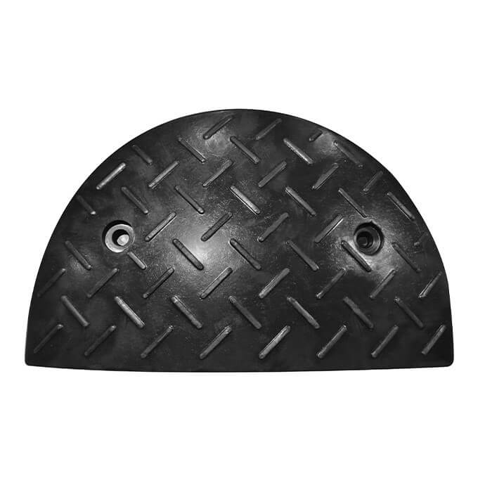Liikluskünnise Eurostal 40 cm laiune, H40, must otsaelement, kinnitusaukudega 2
