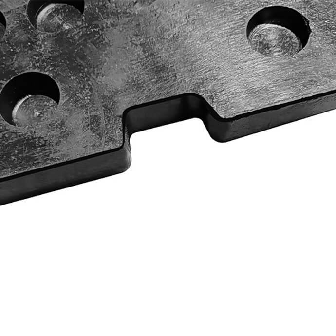 Liikluskünnise Eurostal 60 cm laiune, H30 otsaelement, kinnitusaukudega 4