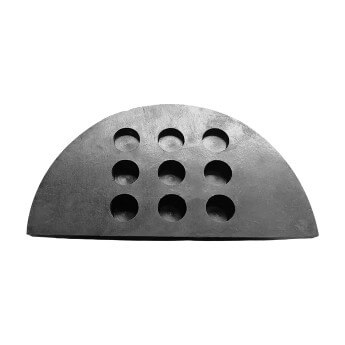 Liikluskünnise Eurostal 30 cm laiune, must, otsaelement 3