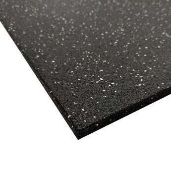 Kummimatt 15 × 1000 × 1000 mm, valgete graanulitega 5