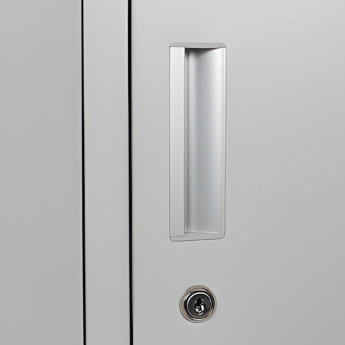 Metallist riidekapp Rehalt Systems, kahetasandiline, 1940 × 1200 × 500, 8 uksega 4
