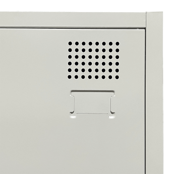 Metallist riidekapp Rehalt Systems, kahetasandiline, 1800 × 800 × 500, 4 uksega 3