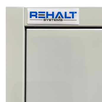Metallist riidekapp Rehalt Systems, kahetasandiline, 1940 × 800 × 500, 4 uksega, reguleeritavate jalgadega 4
