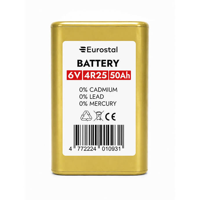 Ohutuslambi aku 4R25 6V 50Ah 1