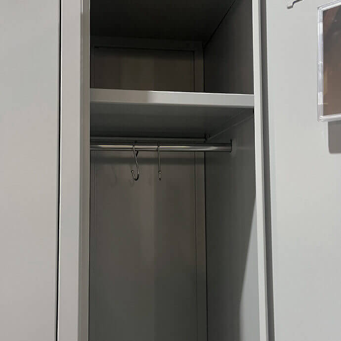 RENT Metallist riidekapp Rehalt Systems, 1800 × 600 × 500, 2 uksega 6