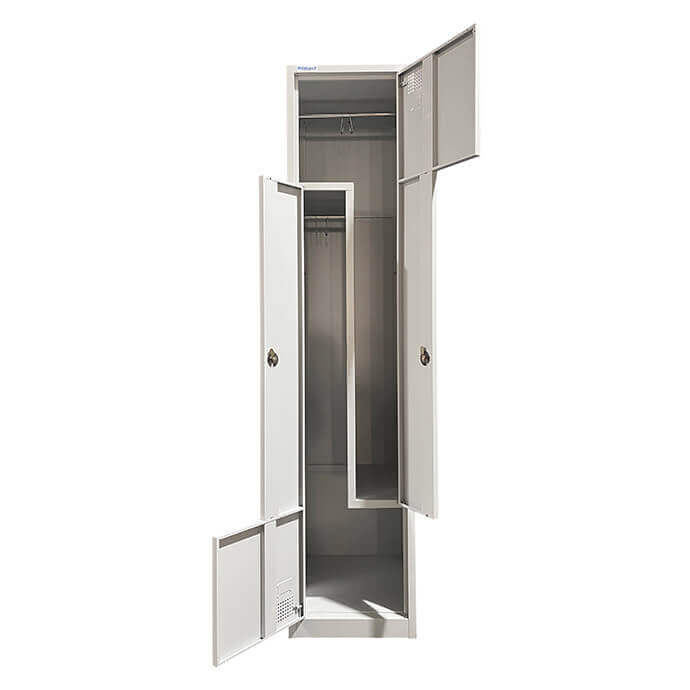 RENT Metallist riidekapp Rehalt Systems S-ustega, 1800 × 400 × 500, 2 uksega 3