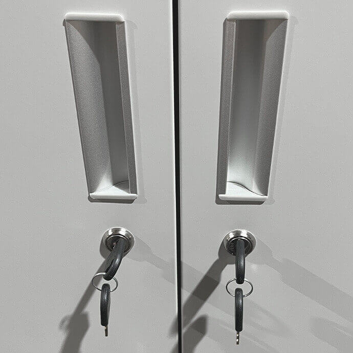 RENT Metallist riidekapp Rehalt Systems S-ustega, 1800 × 400 × 500, 2 uksega 4
