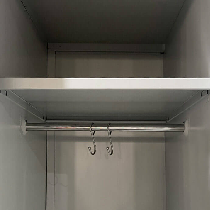 RENT Metallist riidekapp Rehalt Systems, 1800 × 1200 × 500, 4 uksega 5