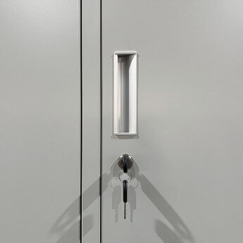 RENT Metallist riidekapp Rehalt Systems, 1800 × 1200 × 500, 4 uksega 6