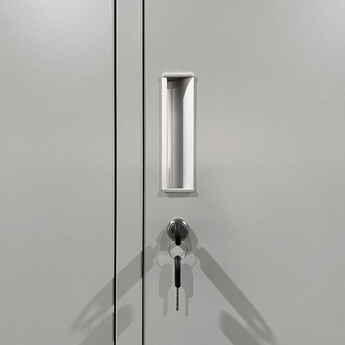 RENT Metallist riidekapp Rehalt Systems, 1800 × 1200 × 500, 4 uksega 6
